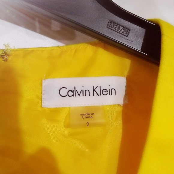 Calvin Klein Lace Up V-Neck Tank Dress Size 2 NWT - Picture 4 of 8